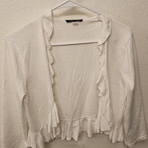 Tommy Hilfiger White Knit Cardigan